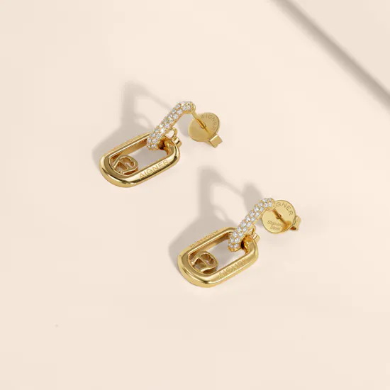 Aigner Mila Gold Tone Women's Earrings
