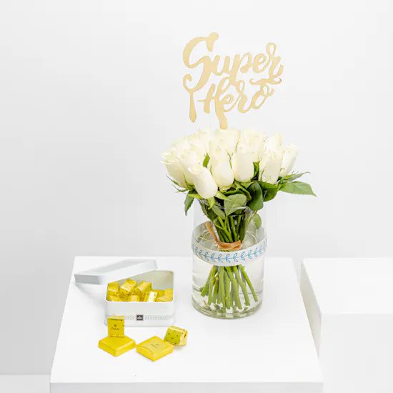 Patchi Tin Chocolate Box | Superhero Vase