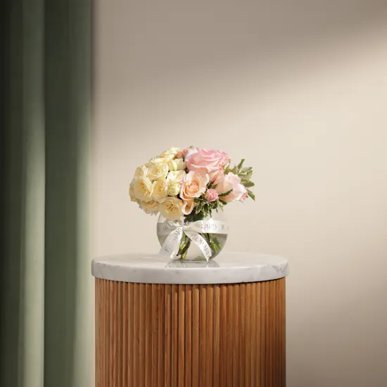 Shiny Flowers Vase