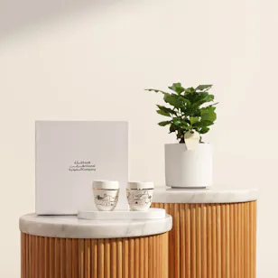 Saudi Artisanal Company Luxurious Diriyah Cups | Lush Plant