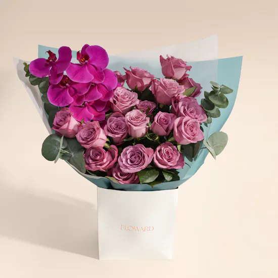 Violet Rendezvous Flower Bouquet