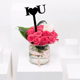 ILY Roses Vase ILY Roses Vase