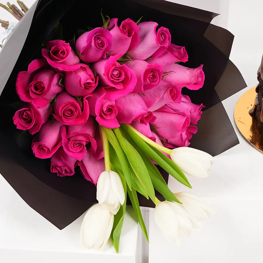 Laviviane Nutella Cake	| Roses Bouquet 2