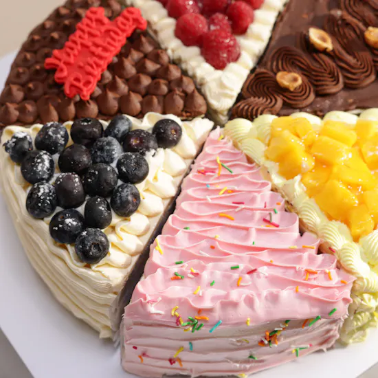 Floward Assorted Slice Style Birthday Cake