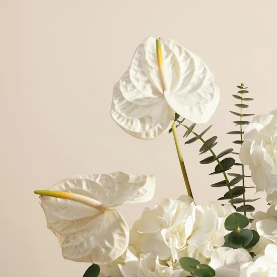 White Joy Flower Vase