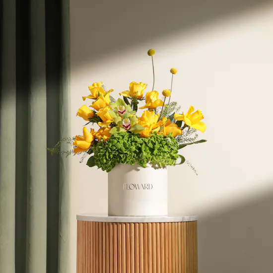 Elegant Get Well Soon Flowers Box