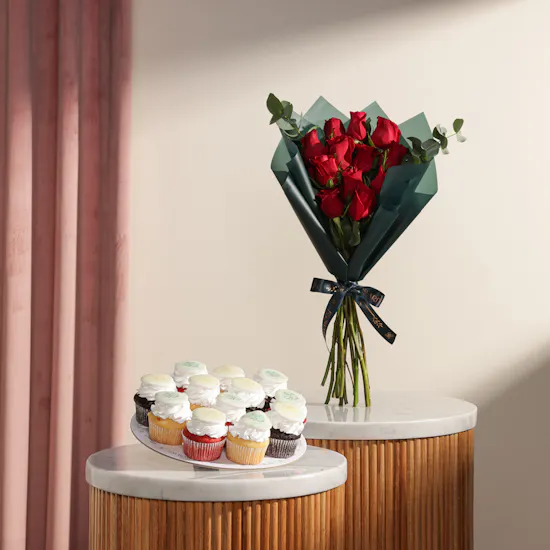 December Cake Eid Celebration Cupcakes | Joyful Flowers