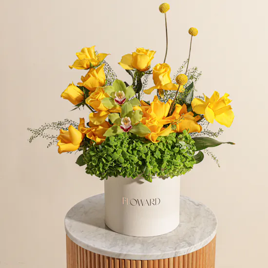Elegant Get Well Soon Flowers Box