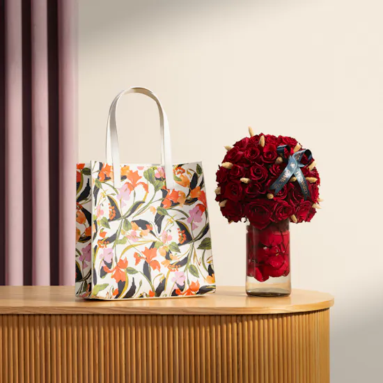 Ted Baker Floweia Floral Printed Large Tote Bag | Bio Beauty Flowers