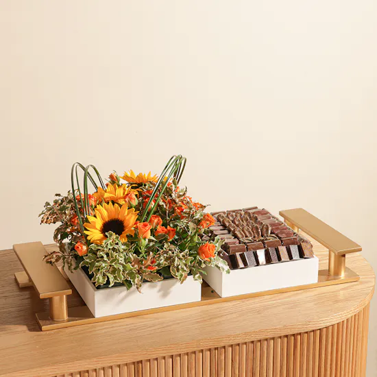 Opera Chocolate Tray | Sunny Flowers