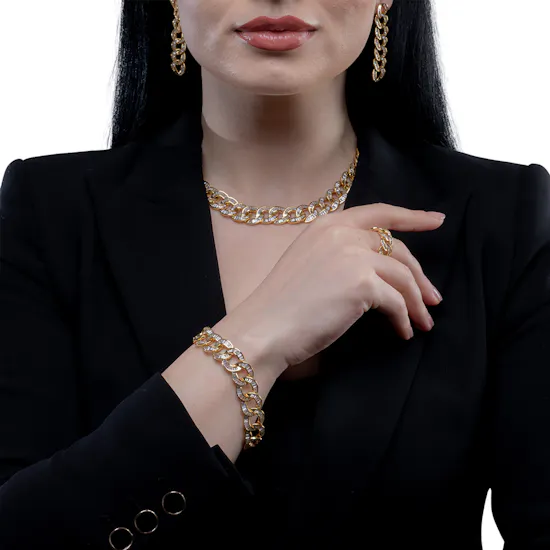 Luxury Alvira Set-Gold Plated