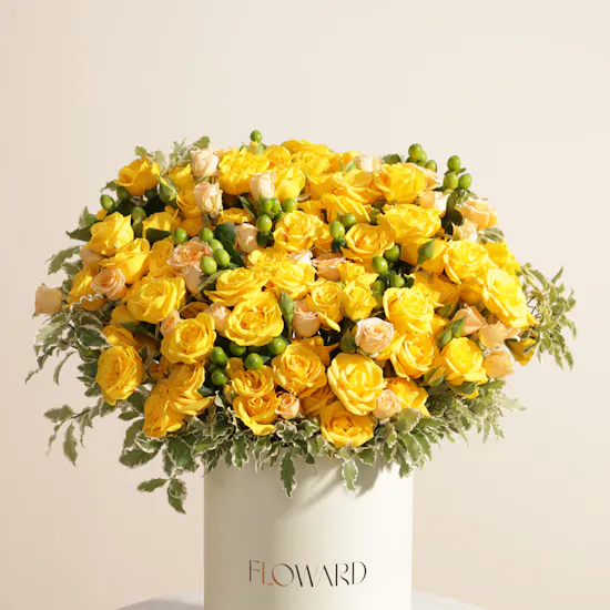 Honey Light Flower Box