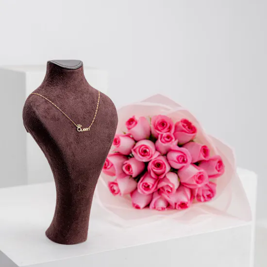 L'azurde Queen Necklace | Revival Roses