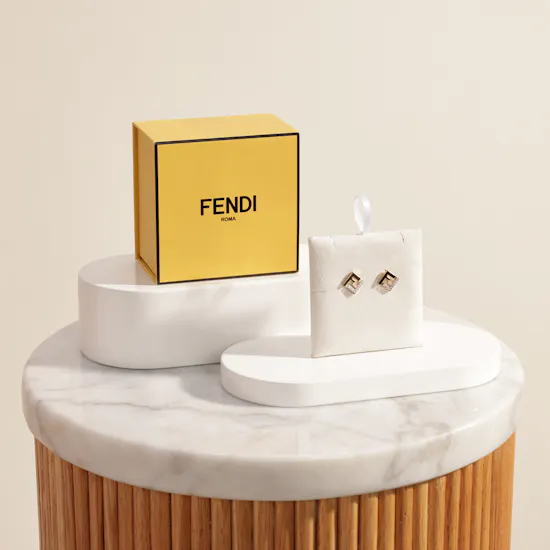 Fendi Forever Fendi Gold-tone Earrings