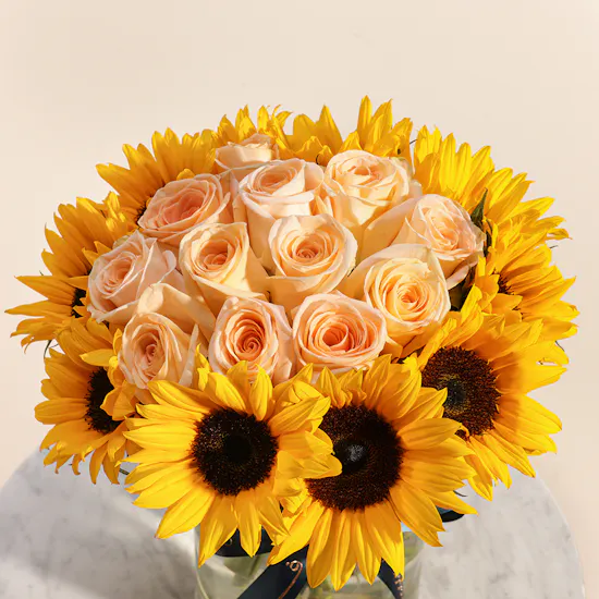 Sunshine Blooms Flowers Vase
