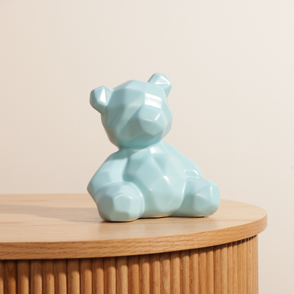 دب سيراميك أزرق من فلاورد