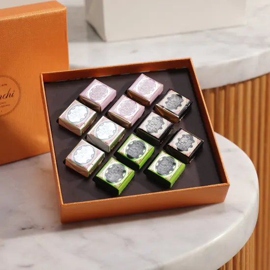 Venchi Murrine Cremino Chocolates Orange Gift Box | Charming Beauty's Flowers