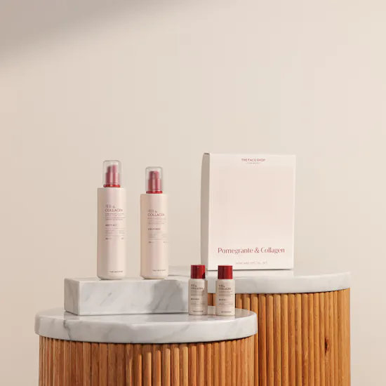The Face Shop Pomegranate & Collagen Skincare Set
