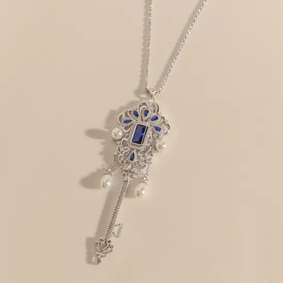Floward Royal Key Silver Necklace