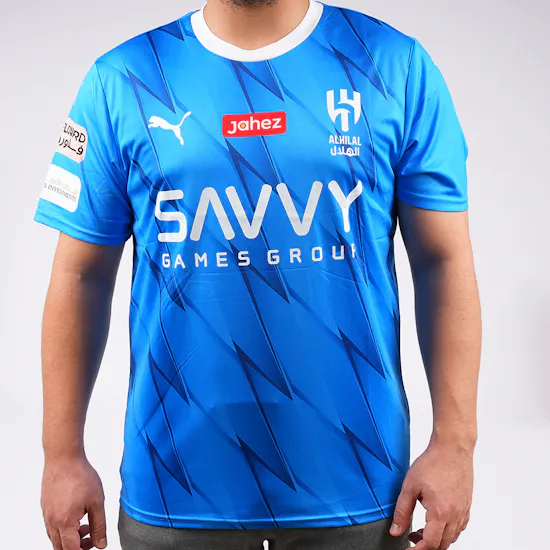 Al Hilal 23/24 Fan T-shirt Medium | Hydrangea Bouquet