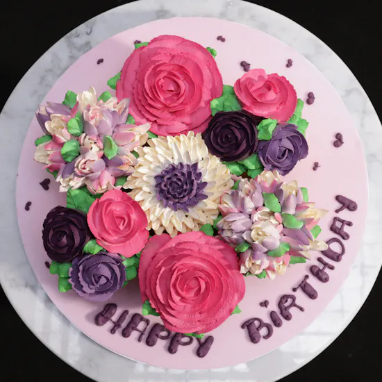 Floward Birthday Floral Cupcakes Bouquet