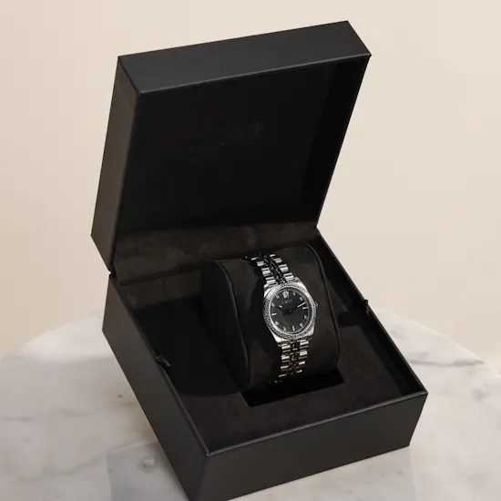 Versace Millenyium Silver and Diamonds Women's Watch