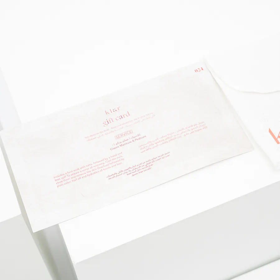 Klar Nail Spa Gift Voucher | Soft Flowers  6