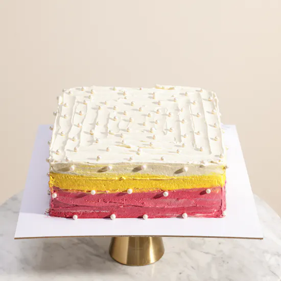 Floward Hazelnut & Chocolate Square Cake