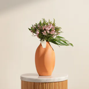 Dreamy Alstroemeria Flower Vase