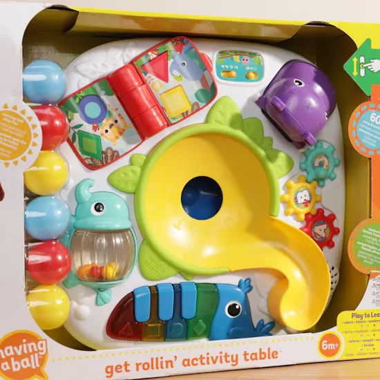 Bright Starts Having a Ball Get Rollin' Activity Table