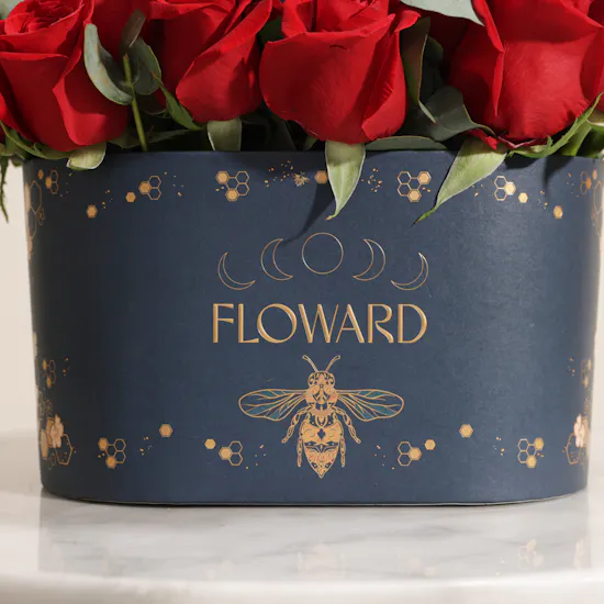 Joyous Red Rose Box