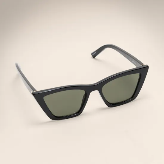 Le Specs Velodrome Cat Eye Black Women's Sunglasses