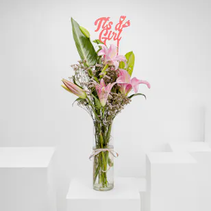 Pink Lilies Vase Pink Lilies Vase
