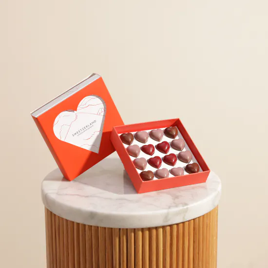 Sweetzerland Heart Chocolate Box