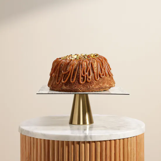 Floward Caramel and Pistachio Unique Cake