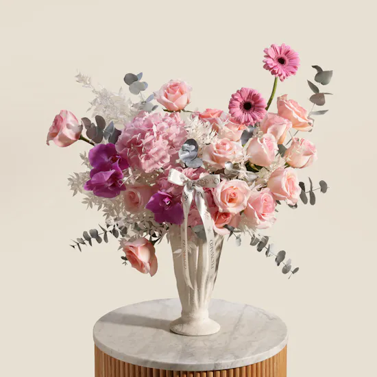 Gentle Embrace Flower Vase