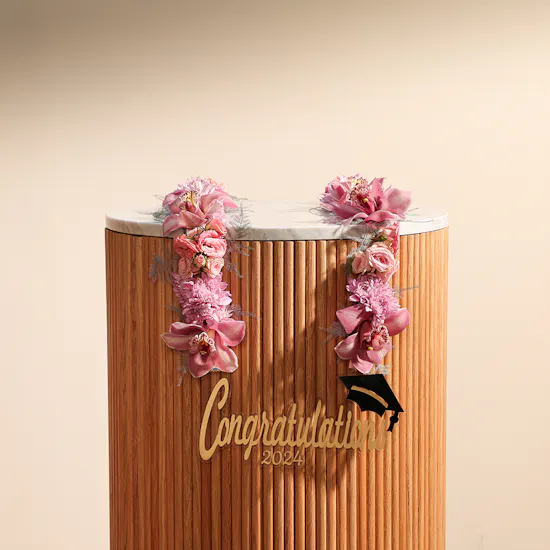 Pink Necklace Congratulations 2024