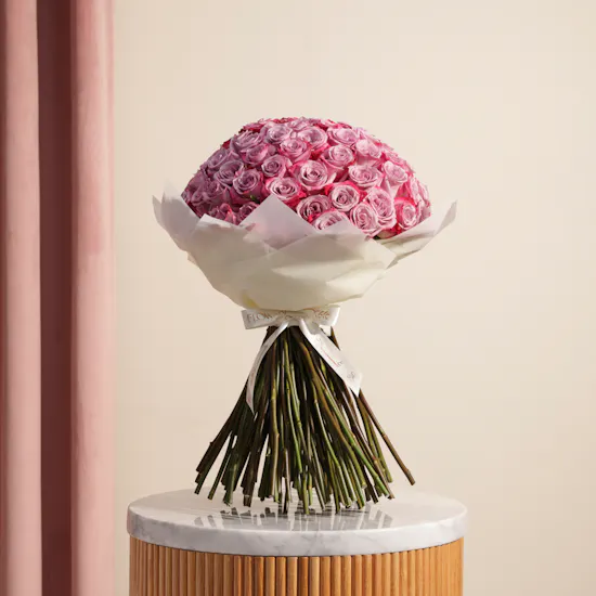 Magical Purple | 100 Rose Bouquet