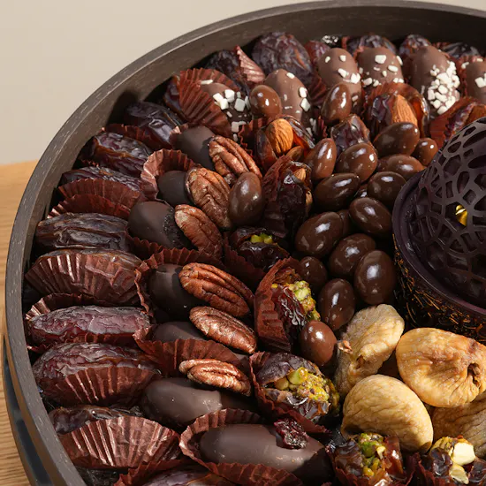 The Datery Stuffed Dates Tray With Incense Burner