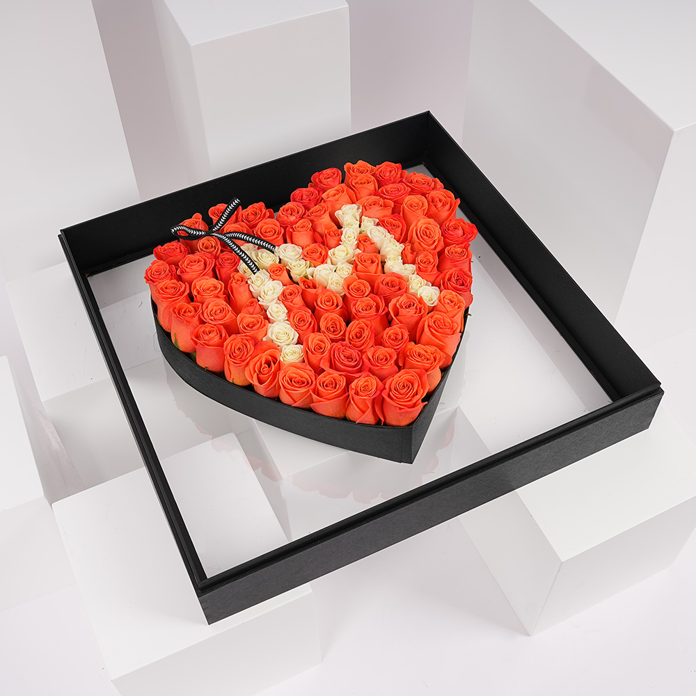 حرفك المفضل بالزهور | الجوري الأنيق 