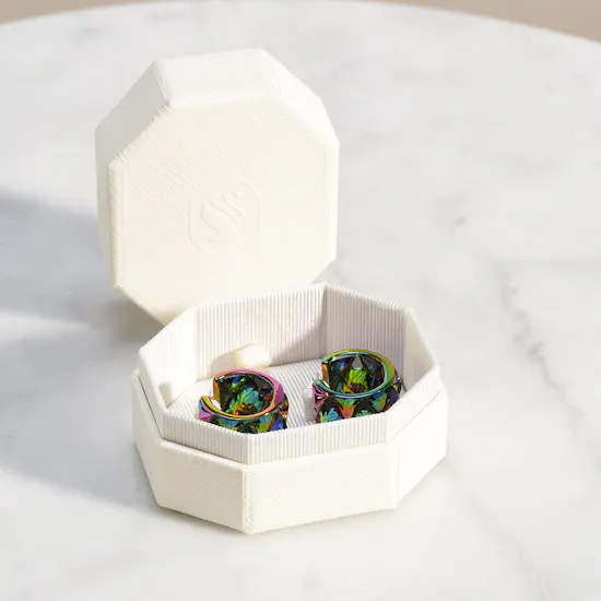 Swarovski Curiosa Green Women's Earring