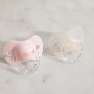 Suavanix From 0 to 6 Months Physiological Silicone Nipple Pacifier Set