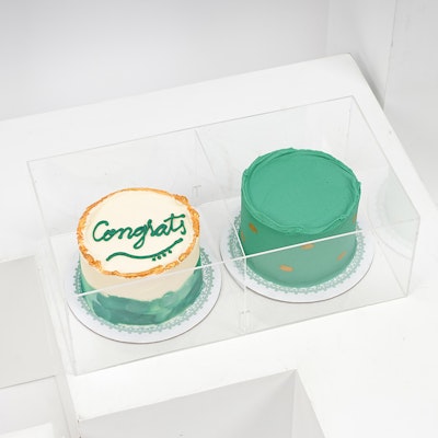 Magnolia Congratulations Cake
