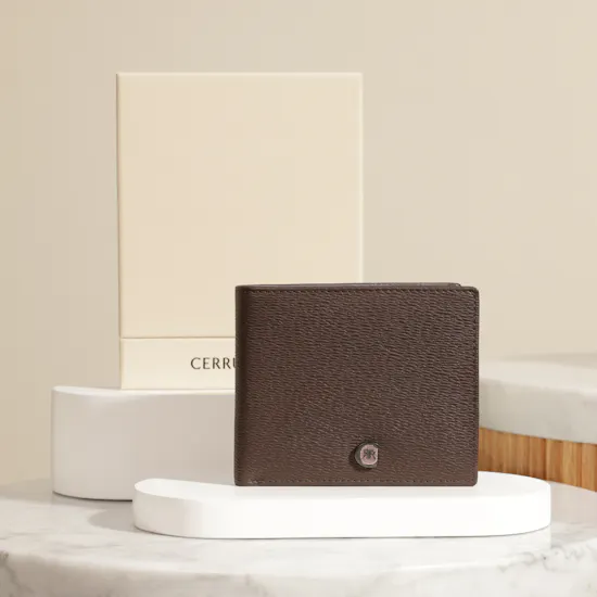 Cerruti 1881 Brown Leather Men’s Wallet | Urban Elegance Flowers