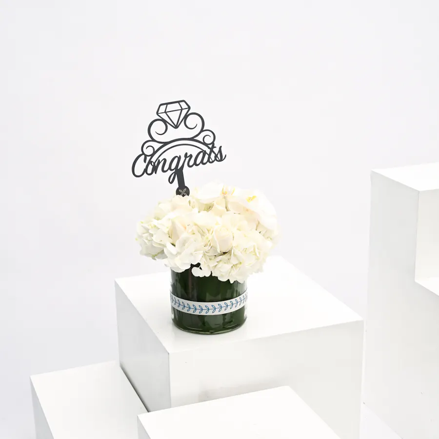 White Blooms Vase  6