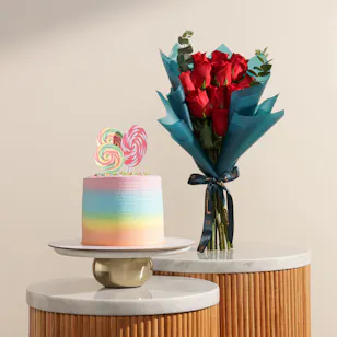 December Cake Colorful Eid Joy Cake | Graceful Flowers December Cake Colorful Eid Joy Cake | Graceful Flowers