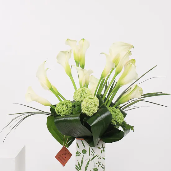 The Calla | White Calla Lily Vase