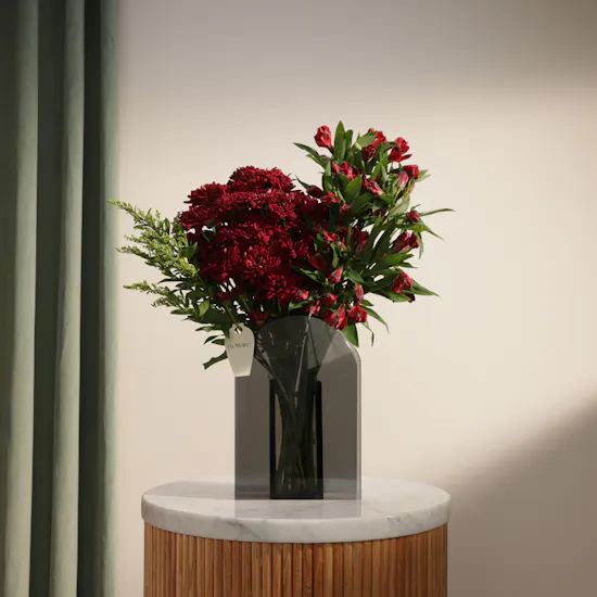 Scarlet Charm Flower Vase