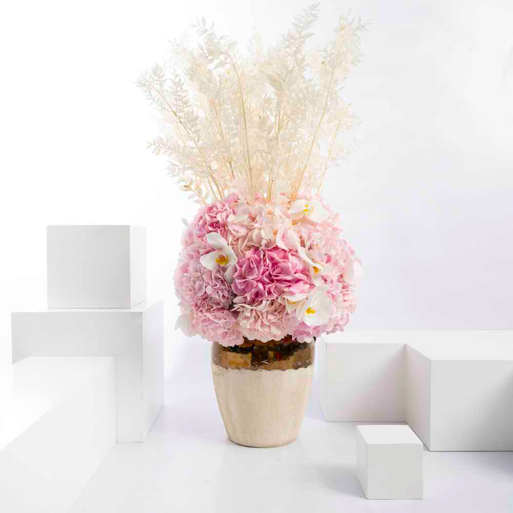 Precious Pink | Hydrangea & Orchid