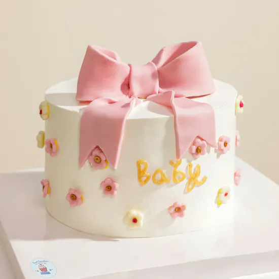 Sweet Sensation Baby Girl Cake